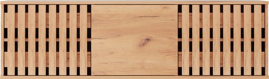 VDD Home – TV-Möbel – TV-Schrank – Schwebendes TV-Möbel – Holz – 130 x 53 x 40 cm – Zum Aufstellen oder Aufhängen