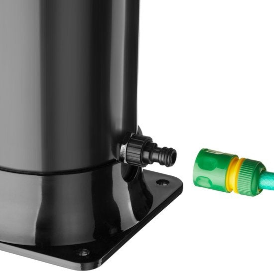 tectake - Außendusche Orinoco 38 l schwarz - 404471