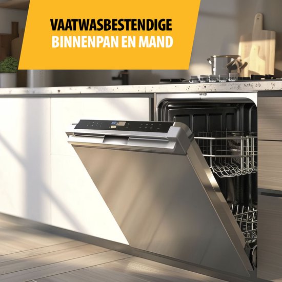 Tristar Fritteuse 3 Liter - FR-9327 - Fritteuse 2000W - Sichtfenster - Edelstahl