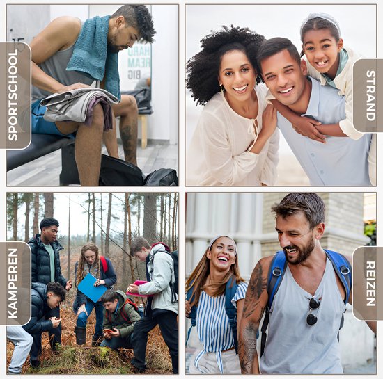 EverNeeds Reiseflaschen mit Etui - Nachfüllbar - Silikon-Reiseflaschen Handgepäck - Hell Apricot - 4 Stück