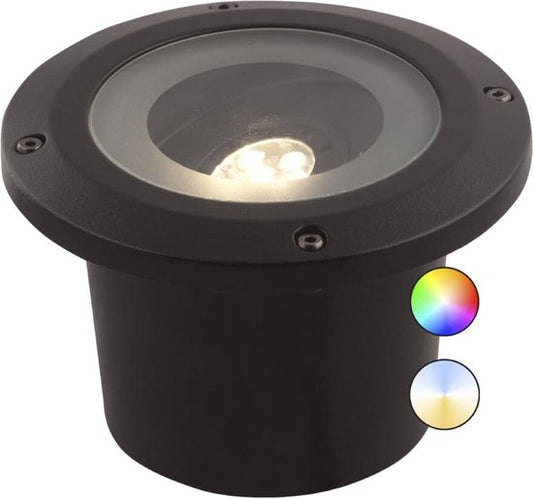 Gartenbeleuchtung Bodenspot Vertieft Zigbee 12V | Rubum | 5W 280Lm RGBW | IP67