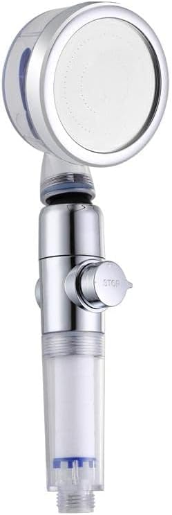 EcoTornado Duschkopf – 31 x 13 cm – Silber – Wassersparend – Mit Turbine