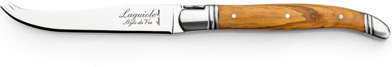 Laguiole Style de Vie Käsemesser-Set Luxury Line - 3-teilig - Olivenholz