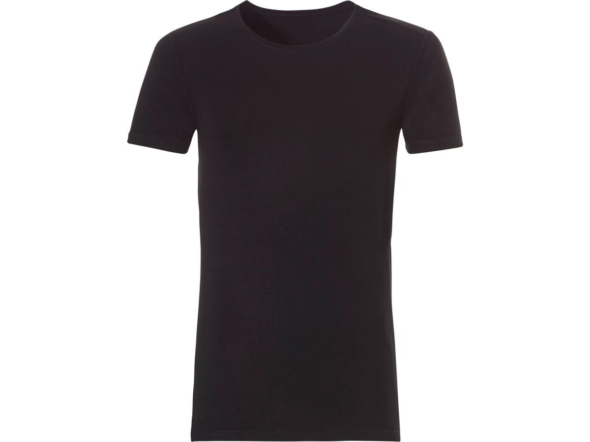 Ten Cate Bamboo Basic Herren-T-Shirt – V-Ausschnitt – Größe S – Schwarz