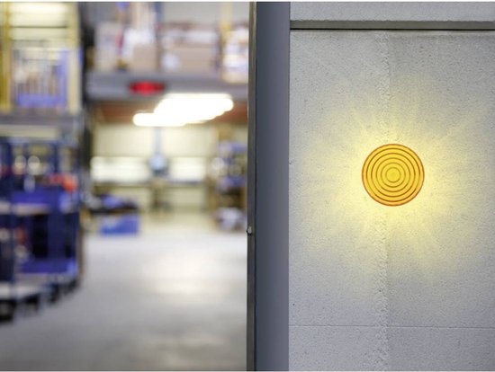 Velleman Bernsteinfarbene LED-Blinkleuchte, Innenanwendung, 12 VDC, 15 weiße LEDs, IP20, ABS/Acryl