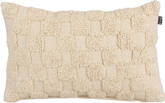 In The Mood Collection Nikki Dekoratives Kissen - 55 x 35 cm - Baumwolle - Beige
