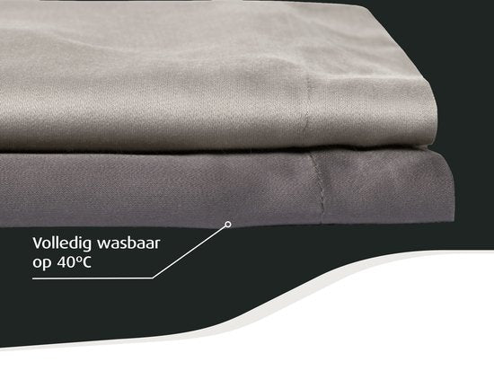 Home by TEMPUR® Topper Spannbetttuch - Anthrazit - 180 x 200 x 9 cm - Seidenweiches Bambus - Spannbetttuch bügelfrei - trocknergeeignet