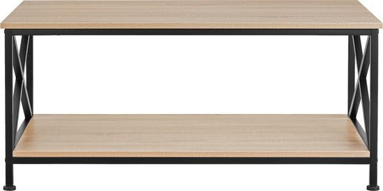 tectake - Couchtisch Beistelltisch Pittsburgh industrial hellbraun - 100 x 55 x 45,5 cm - 404438