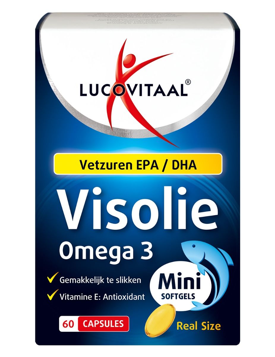 Lucovitaal Fischöl Omega-3-Mini-Softgels – 60 Kapseln
