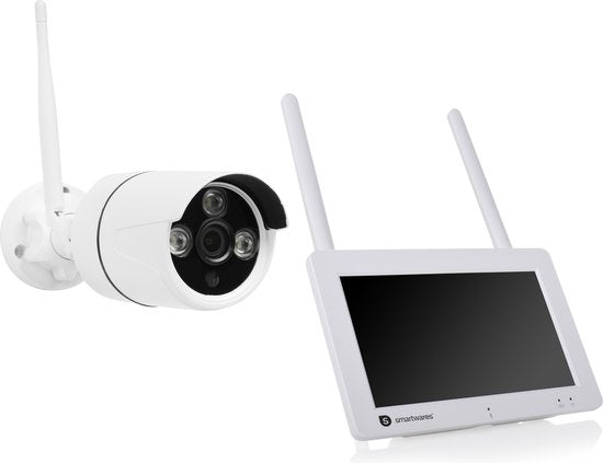 Smartwares CMS-30400 Set mit kabellosen Überwachungskameras – optimale Sicherheit für Ihr Zuhause – komplett kabellos