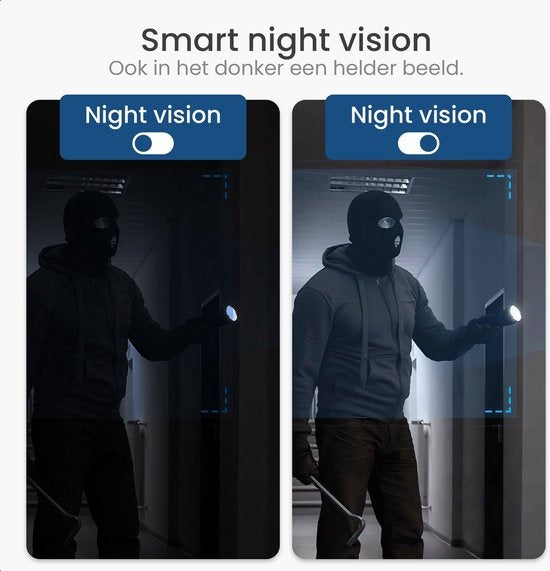 Gologi Homestation Sicherheitskamera Wireless Outdoor - Mit Nachtsicht - WIFI Kamera - Sicherheitskamera - Wiederaufladbar - 2K Ultra HD - 128G Homestation - Set von 2 + Station