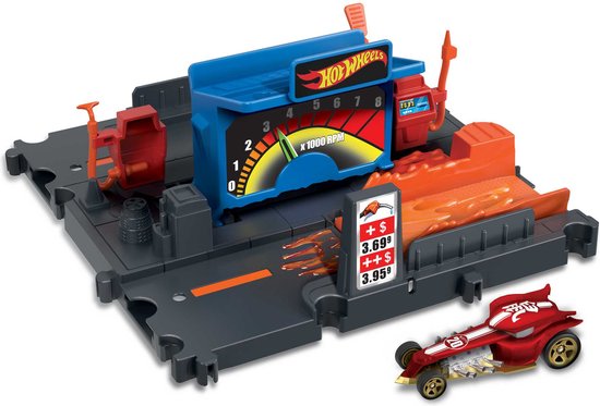 Hot Wheels City Explorer Tankstelle „Shift“ – Hot Wheels-Erweiterung – Hot Wheels-Bahnteile