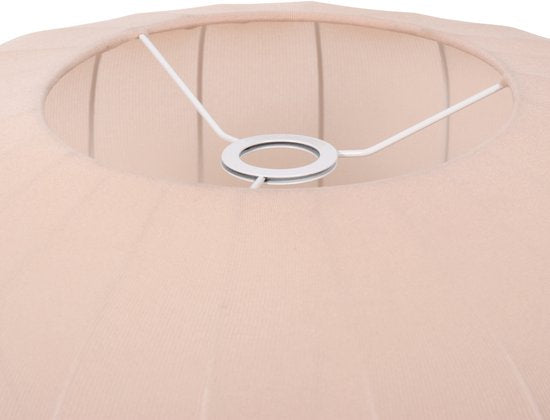 Lampenschirm K41931S Ø 60 cm – Beige-Cremefarbenes Textil – Handgefertigtes Design – Anne Light Home