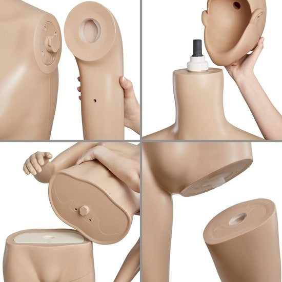 tectake - Schaufensterpuppe Schaufensterpuppe Modell "Herren" - zerlegbar - 402662