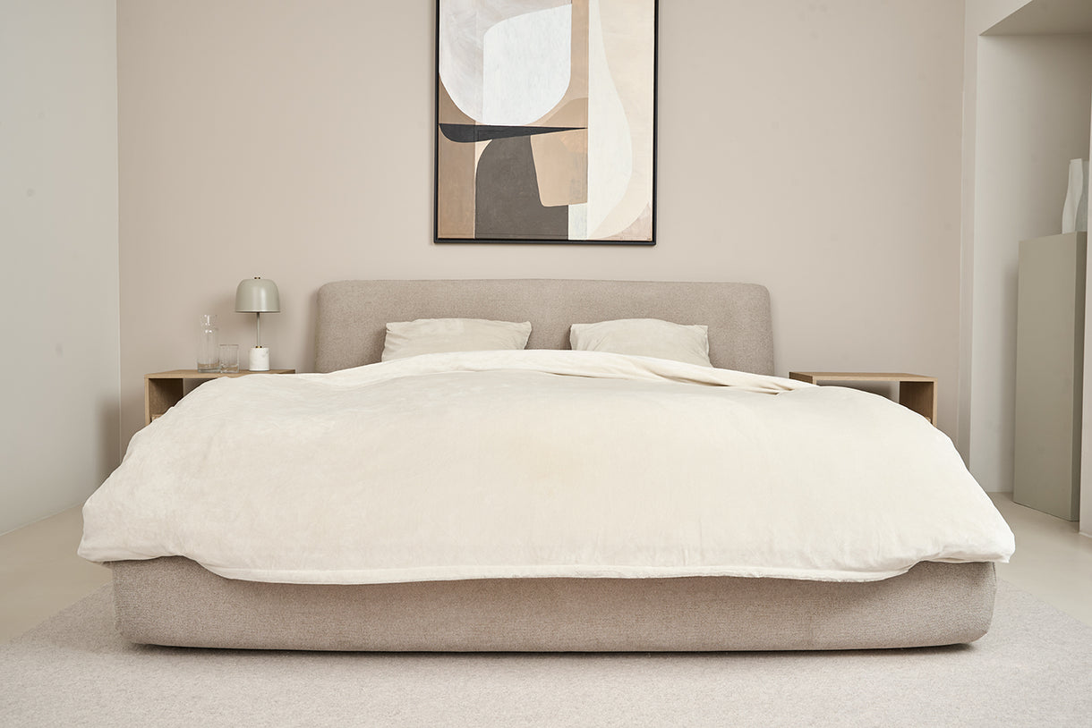 SJUMO Silky Smooth - Naturdüne - Bettbezugsset - 220 x 200cm