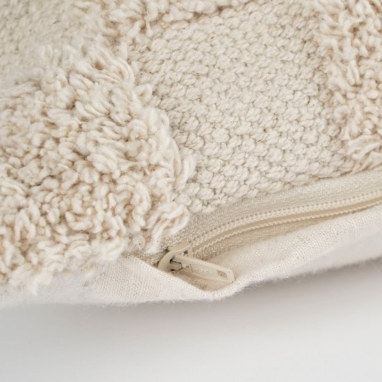 In The Mood Collection Nikki Dekoratives Kissen - 55 x 35 cm - Baumwolle - Beige