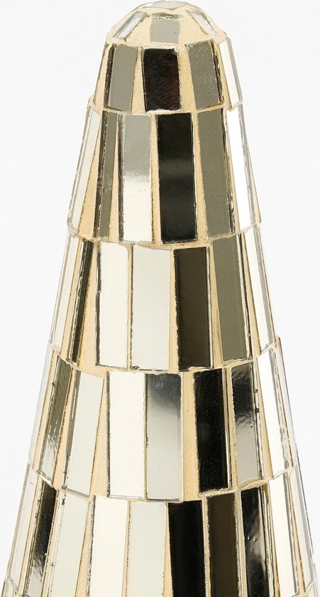 House of Seasons Dekoration Weihnachtsbaum - H33 x Ø13 cm - Glas - Gold