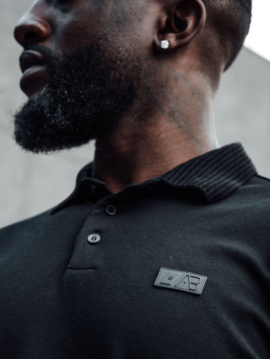 AB Lifestyle - Regular Polo | Jet Black - Herren - Größe: XS