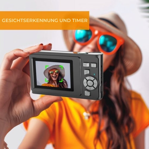 Denver - Digitalkamera DCA4811B - Full HD - 48MP - Vlog Kamera - Foto & Video - Schwarz