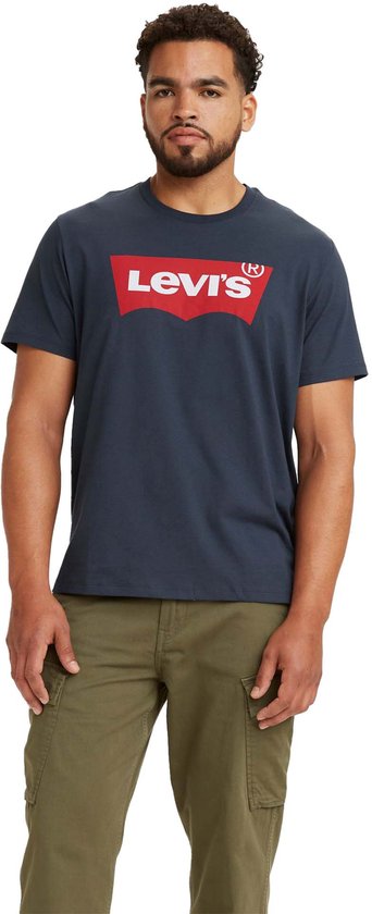 Levi's T-Shirt mit Grafik-Logo, dunkelblau (Navy) – Größe L – Herren – Freizeit-T-Shirts