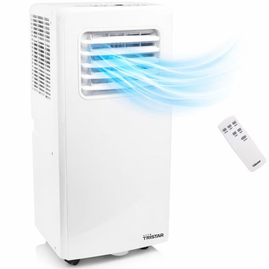 Tristar AC-5477 Mobile Klimaanlage 7000 BTU – 3-in-1-Gerät: Klimaanlage, Ventilator und Luftentfeuchter – Für Räume bis zu 25 m² – Timer – Weiß