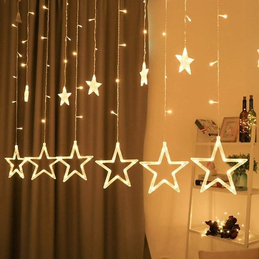 Giftmas Star Curtain - Weihnachtsbeleuchtung - 2.5m