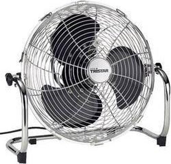 Tristar Standventilator 30 cm – 3 Geschwindigkeitsstufen – Boxventilator – um 130° neigbar – Metall – VE-5933