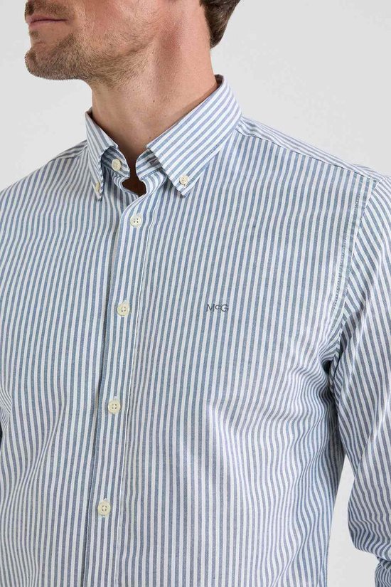McGregor Hemd Oxford Streifen Blau - Größe XL - Männer - Hemden Casual