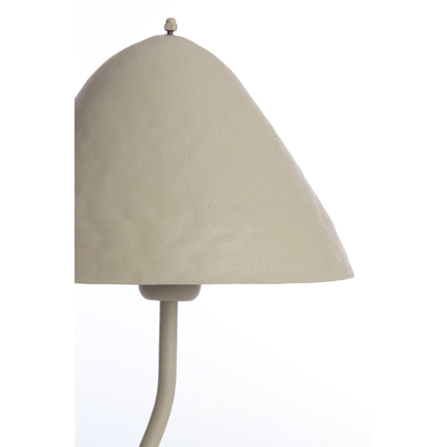 Light & Living ELIMO Tischleuchte Ø25x67 cm - Matt Hellgrau - Modernes Metall - E27