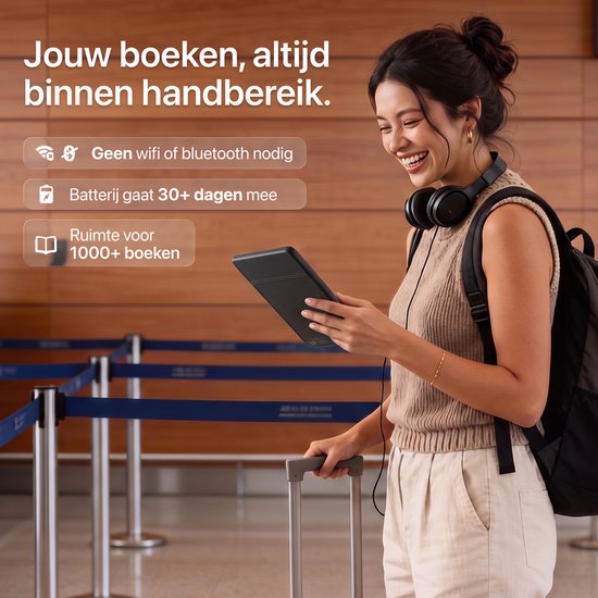 Relore E-Reader mit 6-Zoll-Touchscreen – Speicherplatz für über 1000 E-Books – Ersatz für Kobo Clara, Kindle und Pocketbook