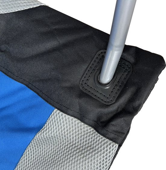 VDD - Campingstuhl - Klappstuhl - Campingstuhl faltbar - Campingstuhl - Campingstühle - Campingstuhl faltbar - faltbar - Becherhalter - blau