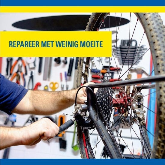 Kinzo Fahrrad-Reparaturset - 20-teilig - im praktischen Koffer