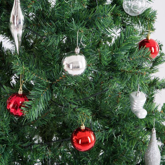 Casaria Weihnachtsbaum 180 cm - Inkl. LED-Weihnachtsbeleuchtung PE Grün