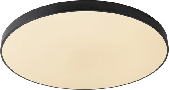 Lucide UNAR – Deckenleuchte – Ø 80 cm – LED 3-Stufen-Dimmer – 1x80 W, 2700 K – Schwarz
