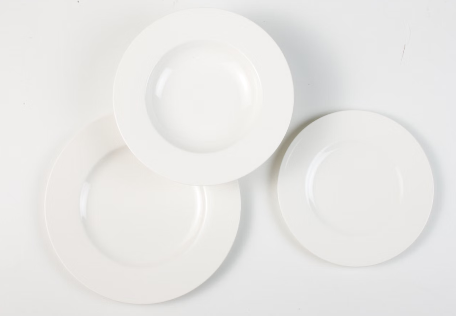 Villeroy & Boch Twist White 18-teiliges Geschirrset – Off-White – Porzellan