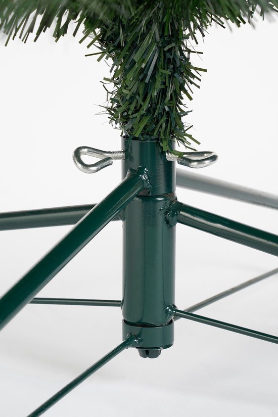Black Box Trees Charlton Schlanker Baum – Weihnachtsbaum in Säulenform mit Scharnierkonstruktion – Weihnachtsdekoration mit natürlichen PVC-Nadeln – Kunstbaum, schlankes Modell – H 215 x Ø 56 cm – Grün