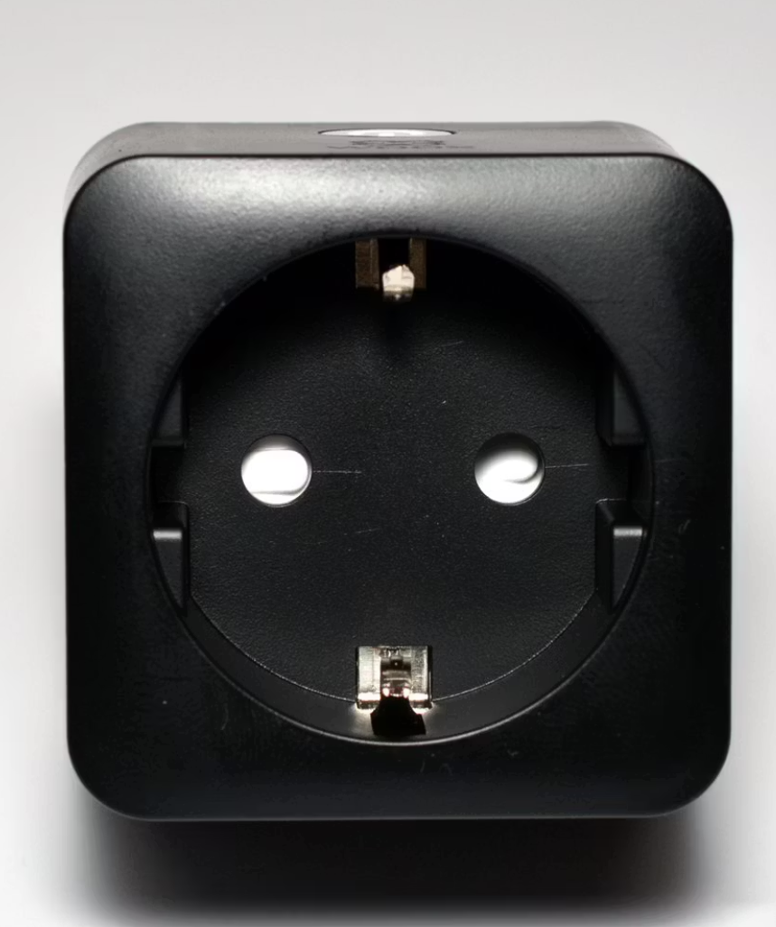 Woox R6169 Wifi & Matter Smart Plug 2er-Pack - Schwarz - 55 x 55 x 84 mm