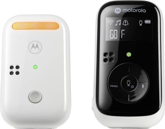 Motorola Babyphone PIP11 - 300 M - Zwei-Wege-Kommunikation - Nachtlicht und Wiegenlieder - Weiß