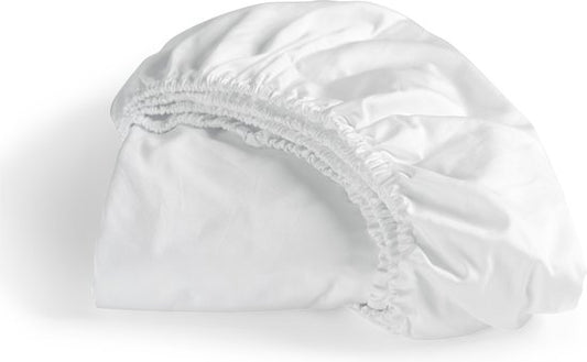 Cinderella - Sonntags - Spannbetttuch - Satin - 180x210 cm - bis zu 25 cm - Weiß