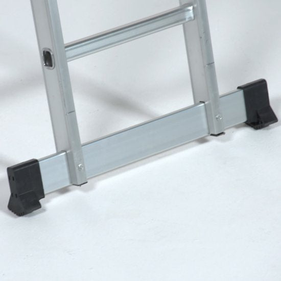 Hammersmith SuperLadder – Die Universalleiter – multifunktionale Leiter aus Flugzeugaluminium – bis zu 3,4 m – 12 Sprossen – mit rutschfesten Gummifüßen
