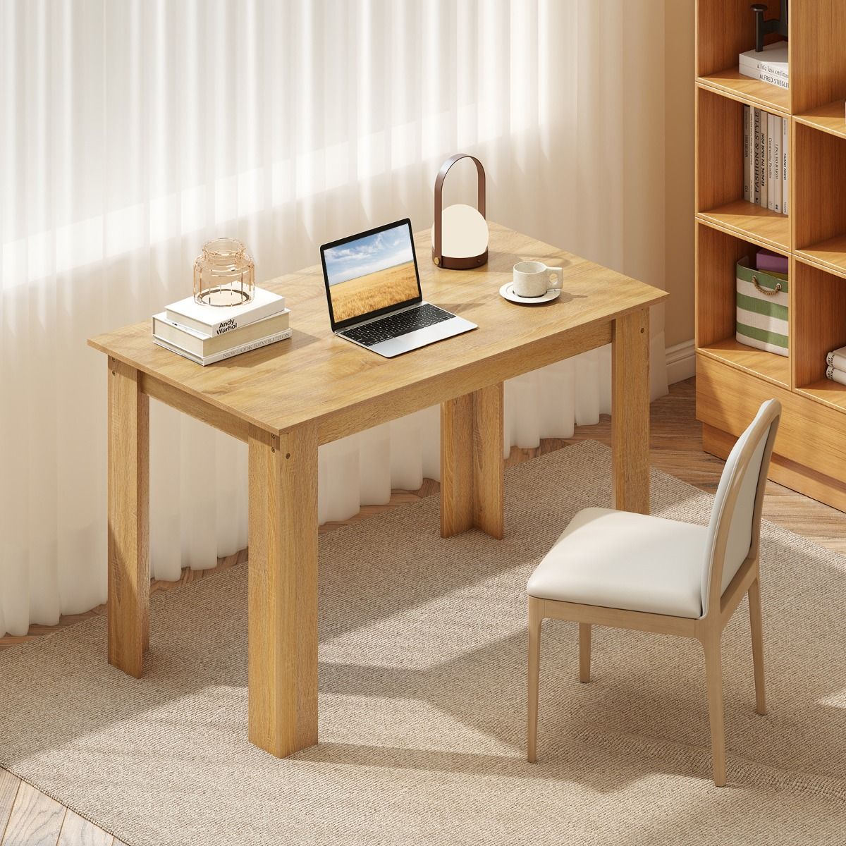 Coast Esstisch – rechteckig – 4 bis 6 Personen – Holz – natur – 120 x 70 x 75 cm
