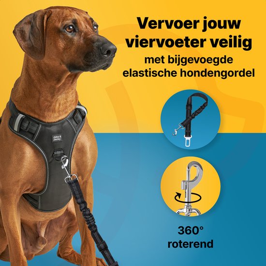 Jake und Jacky Hundedecke Auto Rücksitz und Kofferraum Luxe - Autoteppich Hund - Schutzhülle - Hundedecke - Inklusive Aufbewahrungstasche & Autogurt - 137x148 cm