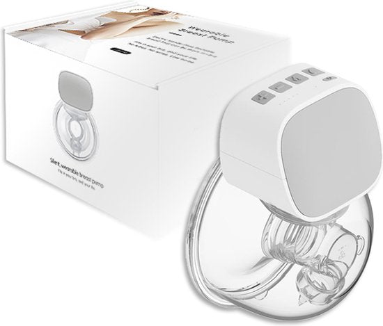 Fuegobird Tragbare Elektrische Milchpumpe - Inklusive Milchaufbewahrung - Wiederaufladbar - Abpumpgeräte - Stillen - BPA Frei