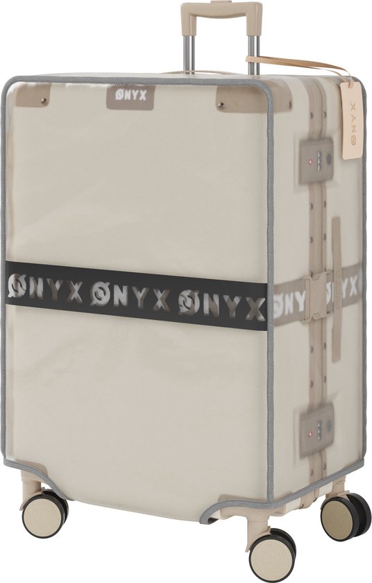ONYX Kofferhülle 65 l – 28 × 46 × 67 cm – Kofferschutzhülle – Transparent