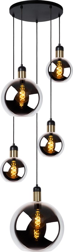 Lucide JULIUS – Hängeleuchte – 5xE27 – Fumé