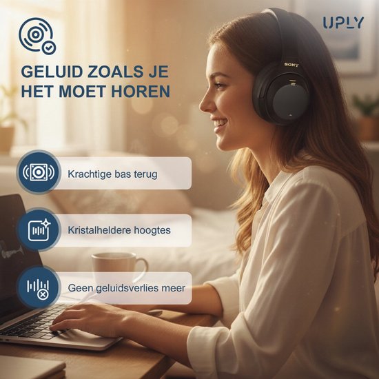 Ohrpolster-Set für Sony-Kopfhörer – WH-1000XM4-Ohrpolster – WH-1000XM4 – Kunstleder mit Memory-Schaum