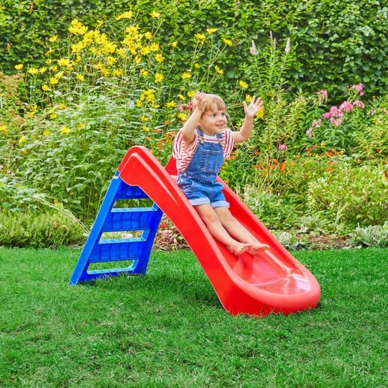 Palplay Rutsche faltbar 4ft rot/blau