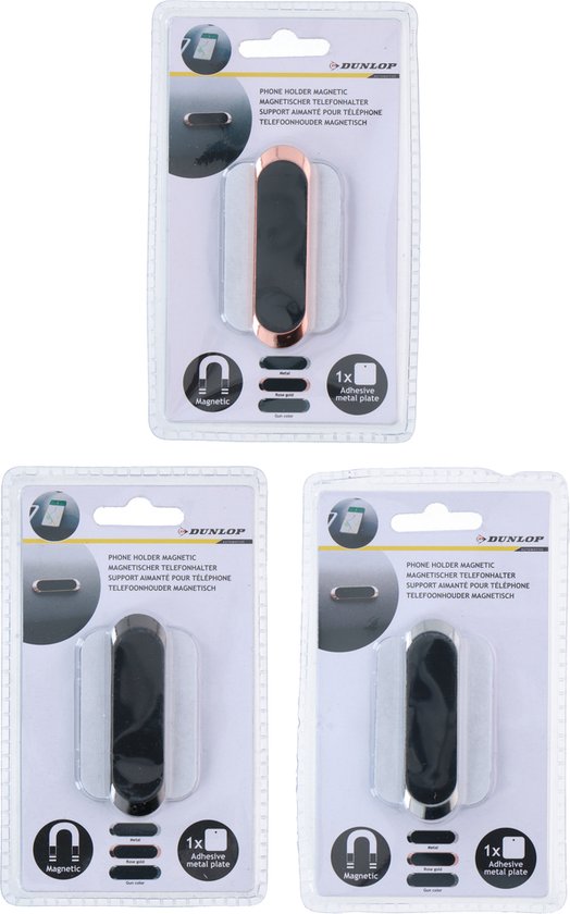 Dunlop Magnetische Telefonhalterung - Kleines und schlankes Design - Einfache Montage - Mehrere Farben