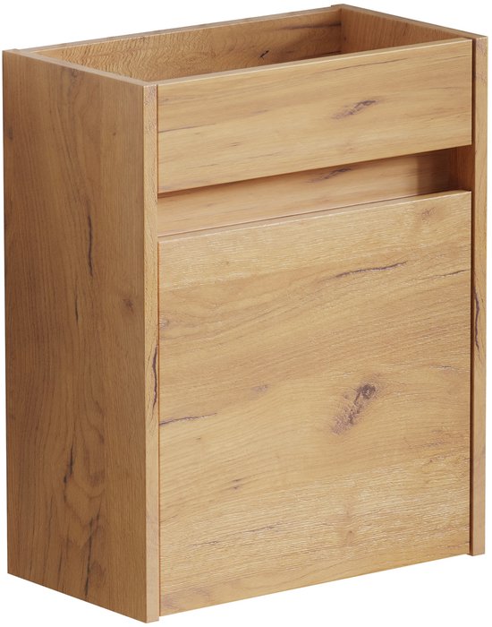 VDD – WC-Schrank – WC-Schrank ohne Waschbecken – WC-Schrank aus Eiche – Waschbeckenunterschrank – Waschbeckenunterschrank