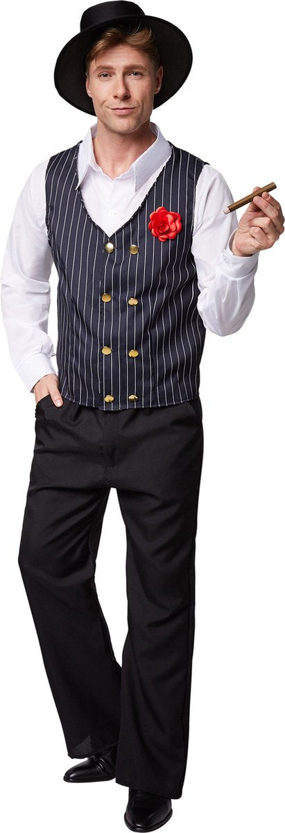 Dressforfun Charleston Kostüm - Mit Jacke, Hemd, Hose & Hut - Größe XXL - Herren